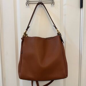 Coach Brown Leather Shoulder Bag